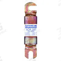 MERSEN Forklift Limiter Fuse: ACK Series, Bolt-On, Gen Purpose, 200 A, 125 V DC, Non-Indicating (MPN ACK200). Key specifications — Brand: MERSEN; Series: ACK.
