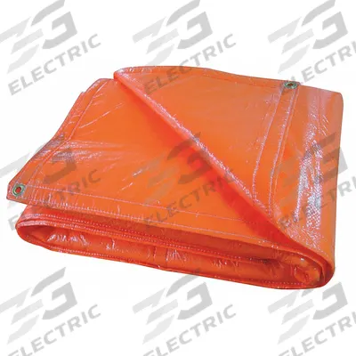 APPROVED VENDOR Tarp: 19.5 ft Lg, 11.67 ft Wd, Std Duty, 10 mil, Polyethylene, Orange - General Purpose Polyethylene Tarps