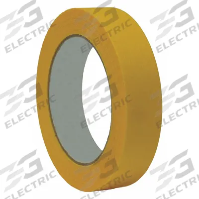 APPROVED VENDOR Masking Tape: TC060, Yellow, 1 1/2 in Roll Wd, 60 yd Overall Roll Lg - Colored Masking Tape