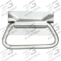 MONROE PMP Folding Pull Handle: Weld-On, Stainless Steel, Silver, 0.31 in (MPN PH-0298). Key specifications — Brand: MONROE PMP; Projection Type: Non-Recessed; Material: Stainless Steel; Finish: Dull; Color: Silver; Folding Type: Folding; Mounting Type: Weld-On; Grip Thickness: 0.31 in.