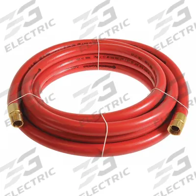 CONTINENTAL Air Hose: 3/4 in Hose Inside Dia., Red, 1 1/8 in Hose Outside Dia. - PVC Air Hose Assemblies with PVC Cover