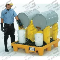 ULTRATECH Complete Rack System: 2 Drums/Containers, Complete Rack System, 66 gal Spill Capacity (MPN 2384). Key specifications — Material: Polyethylene; Brand: ULTRATECH; Product Type: Complete Rack System.
