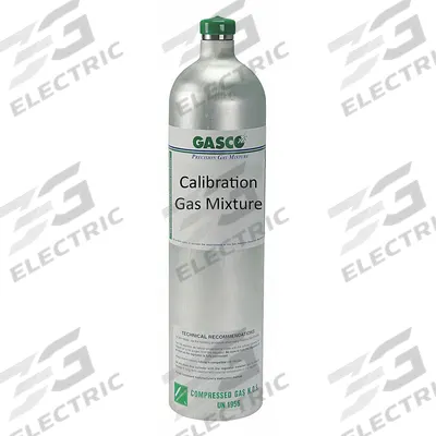 GASCO Calibration Gas: Air, Disposable, +/-5% Accuracy, NO2, Calibration Gas - Calibration Gases for Portable Gas Detectors