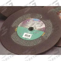 NORTON Abrasive Cut-Off Wheel: Type 1, 14" x 1/8", 20 mm/1" Arbor, Silicon Carbide, 24 Grit (MPN 66252835387). Key specifications — Brand: NORTON; Series: Gemini Concrete HD.