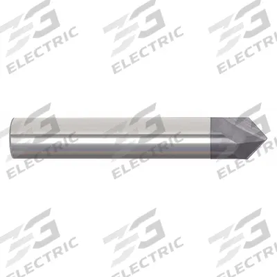 APPROVED VENDOR Chamfer Mill: Carbide, AlTiN Coated, 2 Flute, 90°, 1/2" Mill Dia, 3" OAL (MPN 209-092500B) - Carbide Chamfer Mills