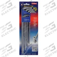EKLIND Hex Key Set: 6 - 10 Pieces, Bright-Ball-Hex-L Extra Long, L, Metric, Single Ball End, Holder (MPN 17709). Key specifications — attr1205553: Not Tether Capable; attr1205554: EKLIND; attr1205568: Bright; attr1293176: 6 - 10 Pieces.