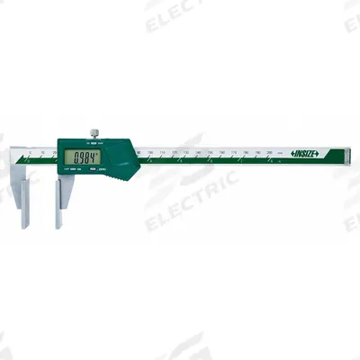 INSIZE Large Measuring Face Digital Caliper: 0 in to 8 in /0 mm to 200 mm - Digital Calipers with Wide Jaw Faces for Wire Rope & Soft Materials