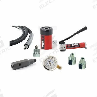 BVA HYDRAULICS Stroke Hollow Cylinder: 12 ton Cylinder Nominal Capacity, HC1202T - Lifting Sets