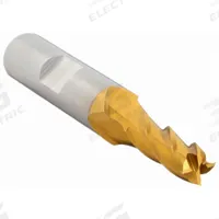 CLEVELAND Square End Mill: Cobalt, TiN Coated, 4 Flute, 13/32" Mill Dia, 1" LOC, 2-11/16" OAL (MPN C32591)