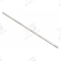 MILLER ELECTRIC Tungsten Electrode: Ceriated, 0.04 in x 7 in, Gray, EWCe-2, 10 PK (MPN WC040X7). Key specifications — Brand: MILLER ELECTRIC; Overall Length: 7 in; AWS Classification: EWCe-2; Welding Current Designation: AC/DC; Color: Gray.
