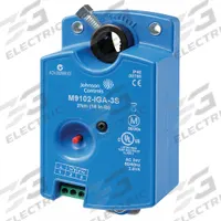 Actuator: Dampers/VAV Boxes/Zone Valves, Floating Point with Timeout/On/Off, Non-Spring Return (MPN M9104-IGA-3S). Key specifications — Manufacturer Part Number: M9104-IGA-3S; Shaft Rotation: CW/CCW; Stroke Degree: 93°; Input Voltage: 24V AC; Brand: JOHNSON CONTROLS; For Use With Building Automation Systems: Building Automation System Compatible; Electrical Connection Type: Screw Terminals; Auxiliary Switch Included: No.