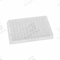 MTC BIO Well Plate: Sterile, 96 Wells, 0.3 mL, 7 mm Dia, RNase/DNase Free, Round, Polystyrene (MPN DP36VR-9-NS). Key specifications — Brand: MTC BIO; Body Color: Colorless; RNase/DNase Free: Yes; Well Shape: Round; Material: Polystyrene.