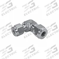 HAM-LET Compression Fitting Elbow: 10 mm OD x 1/2 in OD Fitting Size, Compression x Compression (MPN 765LR SS 10MMX 1/2). Key specifications — Compatible Fitting Brands: Swagelok; Brand: HAM-LET.