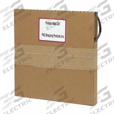 APPROVED VENDOR Steel Strapping: 0.017 in Strapping Thick, 1,260 lb Break Strength - Portable Steel Strapping