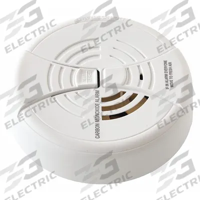 BRK Carbon Monoxide Alarm: Removable Battery, CO Detector, Electrochemical - Carbon Monoxide Detectors