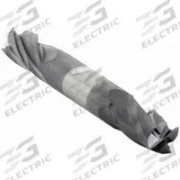 YG-1 Square End Mill: Carbide, TiAlN Coated, Double End, 4 Flute, 7/16" Mill Dia, 7/8" LOC, 4" OAL (MPN 13589TF)