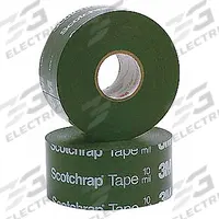 3M Electrical Tape: 2 in Wd, 33 3/8 yd Lg, 20 mil Thick, Vinyl, Rubber, Indoor/Outdoor, Black, 12 PK (MPN 51-PRINTED-2X100FT). Key specifications — Series: 51.