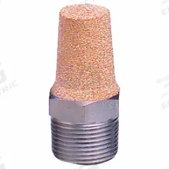 ARROW PNEUMATICS Muffler: 3/8 in BSP, 23.5 scfm, Steel, 40 micron, Bronze, 85 dB NRR (MPN ASP-3BS). Key specifications — attr124412: ARROW PNEUMATICS; attr124418: Steel; attr124422: Bronze; attr124426: Steel.