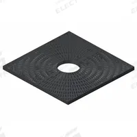 APPROVED VENDOR Tree Grate: Square, 2 in Thick, 48 in Wd, 48 in Lg, Plastic (MPN TSB44). Key specifications — Material: Plastic.