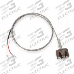 TEMPCO Magnet Thermocouple: 32°F to 2,300°F /0°C to 1,260°C, Type K, For Solids/Surfaces Media Type (MPN TMW00020). Key specifications — Brand: TEMPCO; Cable Material: FEP Teflon with Stainless Steel Braid; Cable Length: 12 ft; Accuracy: ±2.2 °C or ±0.75 %, Whichever is Greater; Process Mounting Connection: Magnet; Maximum Wire Gauge: 0.25 mm.