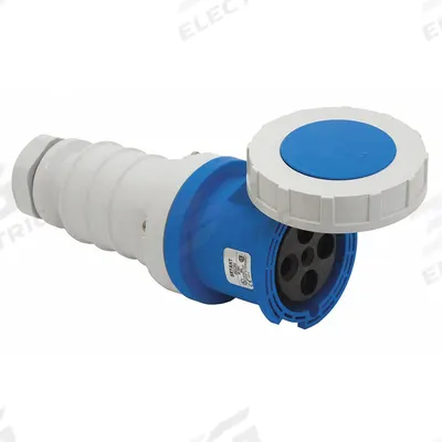 BRYANT Pin and Sleeve Connector: Blue, 200 to 250V AC, Three Phase, 100 A_125 A - Watertight Connectors