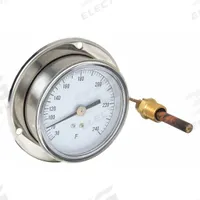 APPROVED VENDOR Analog Panel Mount Thermometer: 30°F to 240°F, ±1°F Scale Division, 3.5 in Dial Dia (MPN 13G230). Key specifications — Brand: APPROVED VENDOR; Accuracy: ±1 °F Scale Division.