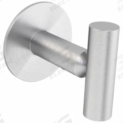 WINGITS Robe Hook: 1 5/8 in x 1 5/8 in x 2 1/2 in, Stainless Steel, Satin - Bathroom Hooks