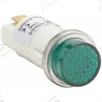 APPROVED VENDOR Raised Panel Light: Green, 12 mm Panel Mounting Hole Dia, Neon, Nylon, 0.187 in Tab (MPN 20C852). Key specifications — Brand: APPROVED VENDOR; Electrical Connection: 0.187 in Tab.