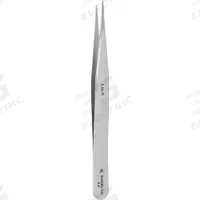 EXCELTA Tweezers: Stainless Steel, Point, Straight Tip (MPN 3-SA-PI). Key specifications — attr1002355: Stainless Steel; attr1002345: EXCELTA; attr1002348: Stainless Steel; attr1002358: Serrated; attr1002361: 3-SA; attr1024781: Standard.