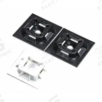 PANDUIT Cable Tie Mounting Base: 0.17 in Slot Wd, 0.06 in Slot Ht, White, 0.75 in Wd, 500 PK (MPN ABMM-A-D). Key specifications — For Use With: Miniature and Intermediate Cable Ties; Size: 0.75 in L x 0.75 in W x 0.18 in H; Color: White; Brand: PANDUIT.