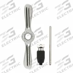 MILWAUKEE Hex-LOK 2-in-1 Threading Handle & Tap Collet: 3 Pc (MPN 49-57-5003). Key specifications — attr1316866: Sliding; attr1316867: T; attr1301981: MILWAUKEE; attr1326618: Hex-LOK 2-IN-1 Handle.