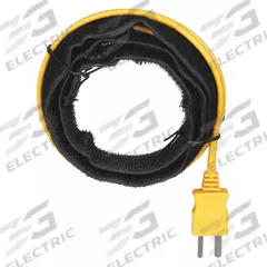 FLUKE Surface Temperature Probe: -19.3°F to 302°F /-30°C to 150°C, ±1.5°C/±2.7°F, Type K, Flat Tip (MPN 80PK-11). Key specifications — Brand: FLUKE; Cable Material: Hytrel Insulation; Cable Length: 40 in; Accuracy: ±1.5 °C; Process Mounting Connection: Hook-and-Loop.