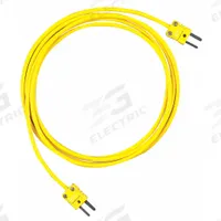 SANI-LOCK Extension Lead: Extension Lead, For Type K Thermocouple Type, 3 ft Extension Cable Lg (MPN ACC-EX-K-3-MM). Key specifications — attr1286510: Mini Connector; attr1286511: Male; attr1286512: Mini Connector; attr1286509: Male; attr1276105: SANI-LOCK.