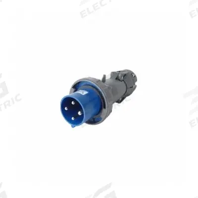 PASS & SEYMOUR Pin and Sleeve Plug: Blue, 240V AC, Three Phase, 60 A, 3 Pole - Watertight Plugs
