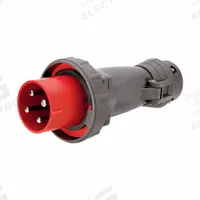 PASS & SEYMOUR Pin and Sleeve Plug: Red, 480V AC, Three Phase, 60 A, 3 Pole, 4 Wire (MPN PS460P7W). Key specifications — Brand: PASS & SEYMOUR.