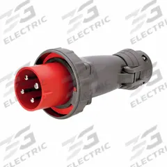 PASS & SEYMOUR Pin and Sleeve Plug: Red, 480V AC, Three Phase, 60 A, 3 Pole, 4 Wire (MPN PS460P7W). Key specifications — Brand: PASS & SEYMOUR.