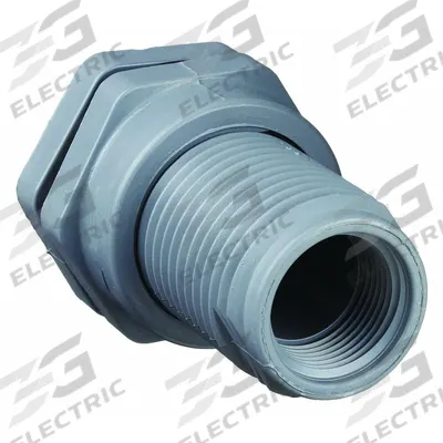 HAYWARD Bulkhead Tank Fitting: CPVC Body, 1/2 in Female NPT Threaded Inside - CPVC Through-Wall Fittings