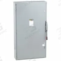 SQUARE D Safety Switch: Fusible, 600 A, Three Phase, 240V AC, Galvanized Steel, Indoor/Outdoor (MPN H326R). Key specifications — Brand: SQUARE D.