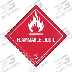 LABELMASTER DOT Container Label: Flammable Liquid, 3 15/16 in x 3 15/16 in, 3 15/16 in Label Ht (MPN HML6). Key specifications — Brand: LABELMASTER; Message: Flammable Liquid.