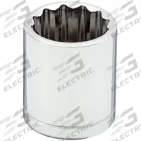 WESTWARD Socket: Metric, 3/8 in Drive Size, 16 mm Socket Size, 12-Point, Std, Chrome, Socket (MPN 53YT24). Key specifications — attr1204417: WESTWARD; attr1204392: Chrome.
