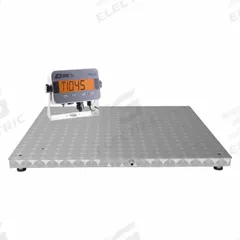 B-TEK Floor Scale: 10,000 lb Wt Capacity - Imperial, 2 lb Readability, Floor Scale, 48 in x 48 in (MPN BT-F-4848S-I-2). Key specifications — Weighing Units: g; Platform Material: Stainless Steel; Connection Ports: RS-232; Brand: B-TEK; Readability: 2 lb.