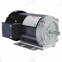 LEESON General Purpose Motors: C-Face/Universal Mount, Totally Enclosed Fan Cooled, 2 hp, 3,450 RPM (MPN 056T34F15673). Key specifications — Brand: LEESON; Nameplate Voltage @ 60 Hz: 208-230/460V AC; Full Load Current @ 60 Hz: 5.6-5.0/2.5 A; Nameplate RPM @ 60 Hz: 3,450 RPM; Motor Enclosure: TEFC.