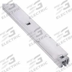 NATIONAL GUARD Automatic Door Bottom: Dual Fin Insert, Aluminum, 36 in Lg, 1 1/2 in Wd, Aluminum (MPN 320V-36"). Key specifications — Brand: NATIONAL GUARD.
