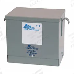ACME ELECTRIC Dry Type Power Distribution Transformer: 480V AC, 120V AC/240V AC Delta, 3R, Wall (MPN T2A533281S). Key specifications — Mounting Location: Wall; Input Voltage: 480V AC; Output Voltage: 240V AC Delta; Voltage Function: Step Down; Winding Material: Copper; Brand: ACME ELECTRIC.