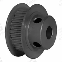 DAYTON Timing Pulley: Modified Curvilinear, Fixed, For GT Timing Belt Section, For 6 mm Belt Wd (MPN 36-2P06-6FA3). Key specifications — Brand: DAYTON; Finish: Clear Anodized; For Belt Series: Powerhouse®.