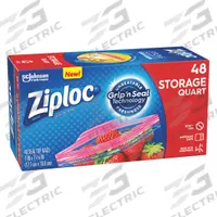 ZIPLOC Reclosable Bag: 1.75 mil Thick, 7 in Wd, 7 1/2 in Lg, Hang Hole Not Included, 48 PK (MPN 351317). Key specifications — With Hang Hole: Hang Hole Not Included; Brand: ZIPLOC; Package Configuration: Flat Pack.