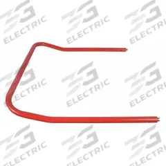 APPROVED VENDOR Handle: 30 in Overall Lg, 30 in Overall Wd, Steel, 1 1/4 in Overall Ht, Red, N62401. Key specifications — Material: Steel; Compatible Grainger Part Number: 4ZZ60; Color: Red; Brand: APPROVED VENDOR; Manufacturer Part Number: N62401.