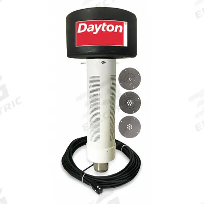 Dayton Fountain Aerator: 1/2 hp, 115V AC, 30 ft Max. Spray Ht, 30 ft Max. Spray Wd - Fountain Aerators