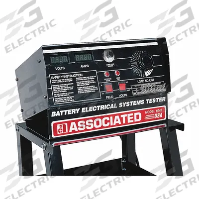 ASSOCIATED EQUIP Battery Tester: Battery Load Tester, Battery Load Tester, 36 in Overall Wd - Digital Display Battery Testers