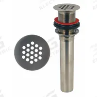 ZURN Sink Drain: Brass, Chrome, 2 1/4 in Overall Dia, Threaded, 1 1/2 in Pipe Dia (MPN Z8743-1NOF-PC). Key specifications — Product Type: Sink Drain; Brand: ZURN; Finish: Chrome; Material: Brass; Includes Overflow: No; Includes: Cast Brass Locknut and 1-1/2 in Tailpiece.